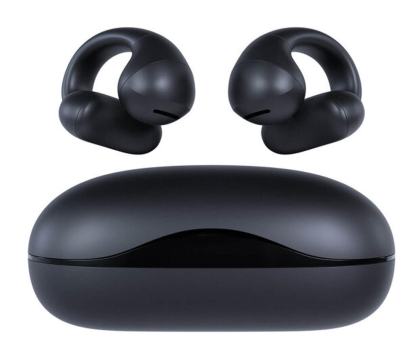 Słuchawki bezprzewodowe Happy Plugs Clip bezprzewodowe otwarte słuchawki douszne black